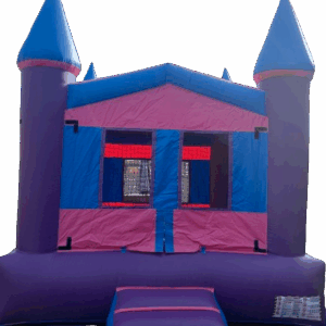 Cyan & Pink Bounce House