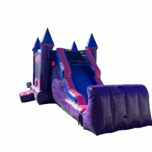 Pink & Purple Bounce House Combo