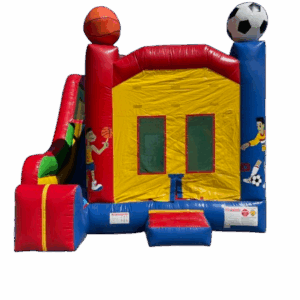 Sports Themed Mini Combo Bounce House Combo