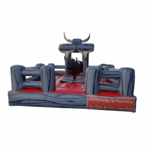 15x15 Red Mechanical Bull Rental – Epic Party Rentals Lake Elsinore